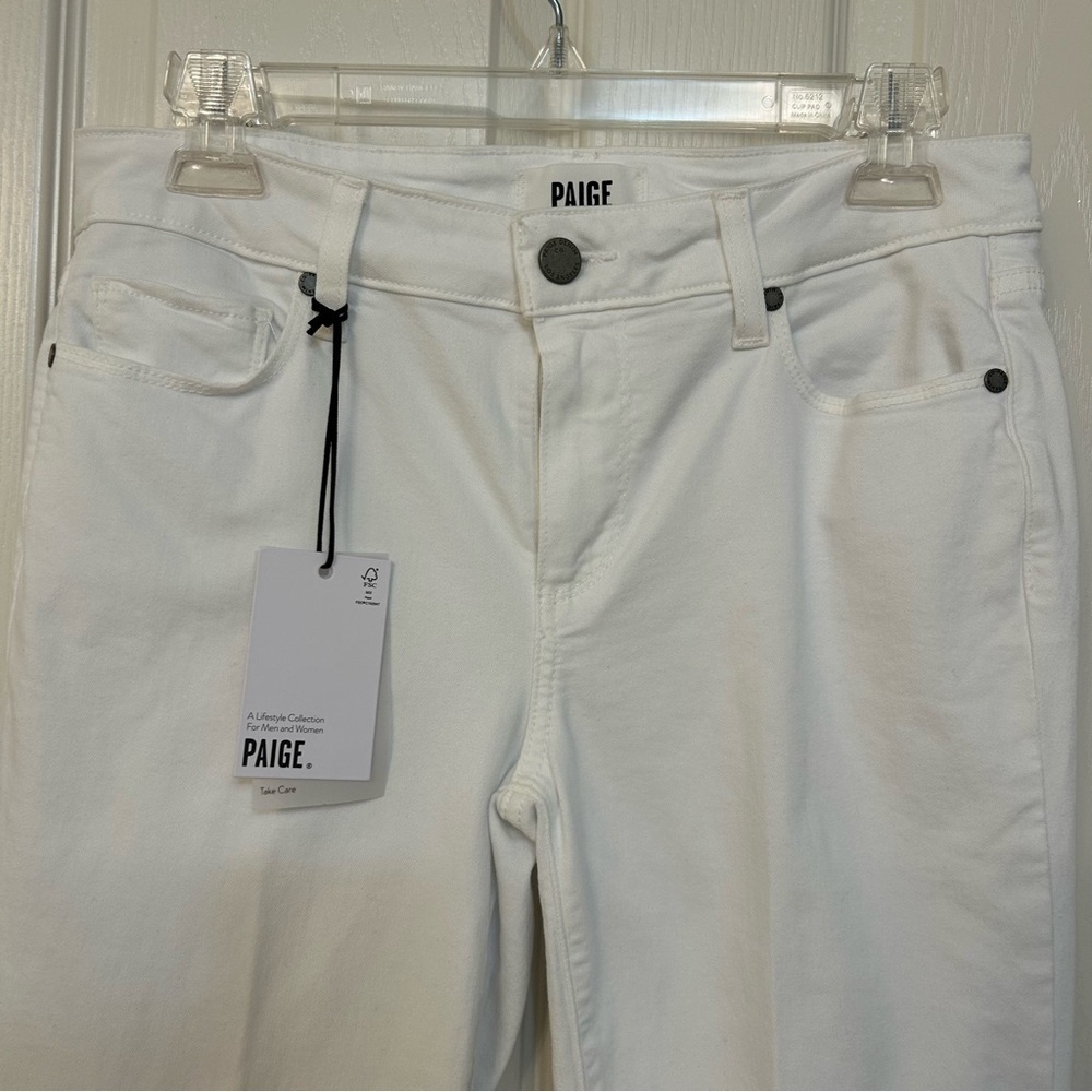 NWT PAIGE White Skyline Boot Jeans - Picture 2 of 10